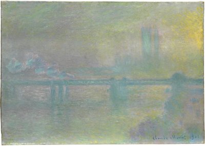 Charing Cross Bridge, London, 1901 by Claude Monet