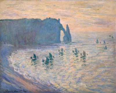 Cliffs at Étretat by Claude Monet