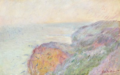 Cliffs near Dieppe by Claude Monet