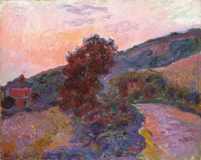 Sunset at Giverny, 1886 by Claude Monet