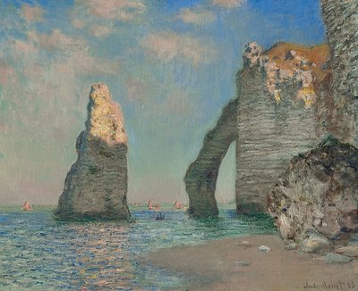 The Cliffs at Étretat. 1885 by Claude Monet