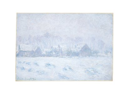 Snow Effect at Giverny by Claude Monet