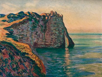 Cliffs at Etretat by Claude Monet