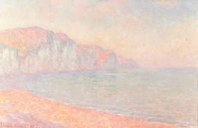 Cliffs of Pourville, Morning by Claude Monet