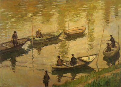 Fishermen on Seine by Claude Monet
