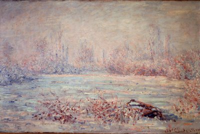 Frost Near Vetheuil (detail) by Claude Monet