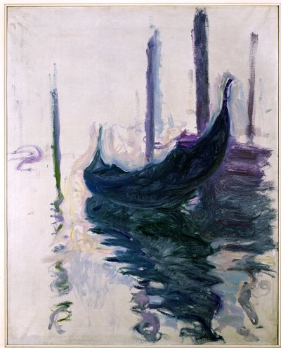 Gondolas in Venice by Claude Monet