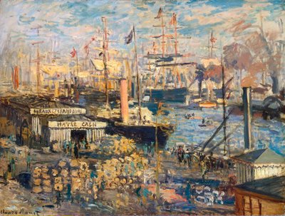 Grand Quai at Havre by Claude Monet