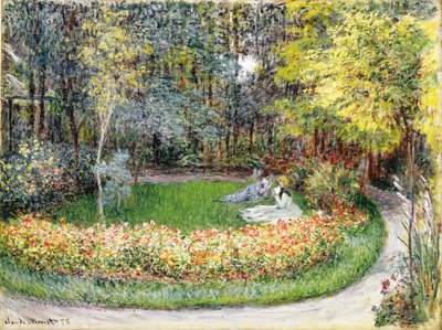 In the Garden, 1875 by Claude Monet