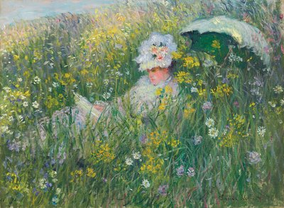 In the Meadow, 1876 by Claude Monet