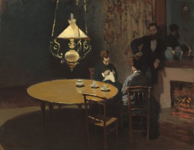 Interior, After Dinner, 1868-1869 by Claude Monet