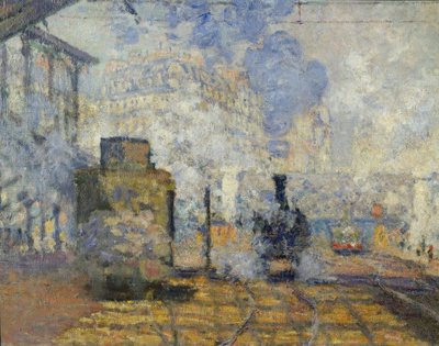 Saint-Lazare Station by Claude Monet