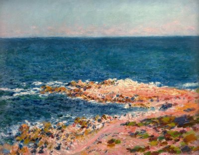 The Big Blue at Antibes by Claude Monet