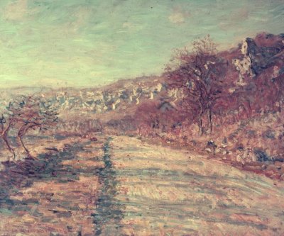 The Road to La Roche-Guyon by Claude Monet