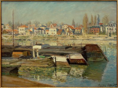 The Seine at Asnières by Claude Monet