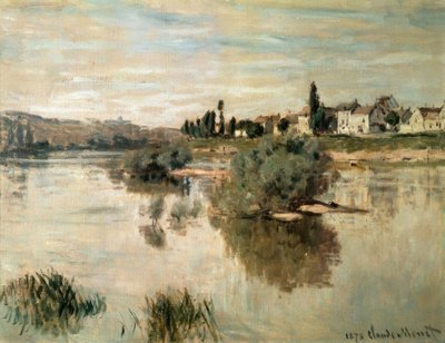 The Seine at Lavacourt by Claude Monet