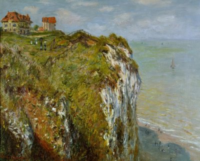 The Cliff at Dieppe by Claude Monet