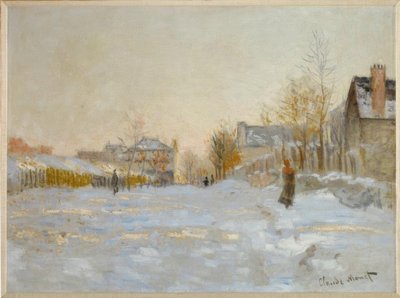 Snow in Argenteuil by Claude Monet