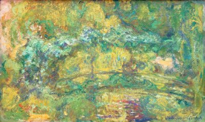 The Footbridge over the Water Lily Pond by Claude Monet