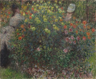 Ladies in Flowers, 1875 by Claude Monet