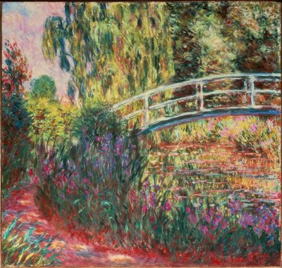 The Japanese Bridge by Claude Monet