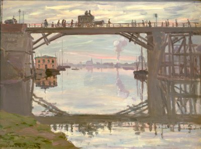 The Wooden Bridge by Claude Monet