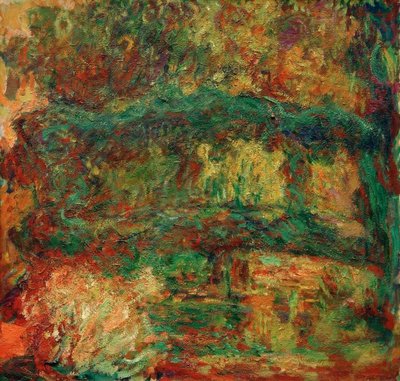 The Japanese Bridge (Water Lilies, the Japanese Bridge) by Claude Monet