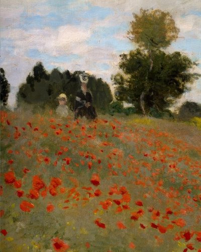 Poppies at Argenteuil by Claude Monet