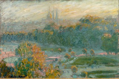 Les Tuileries, Study by Claude Monet