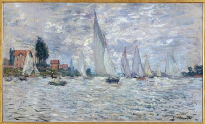 The Boats. Regattas at Argenteuil by Claude Monet