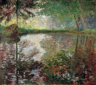 The Pond at Montgeron by Claude Monet