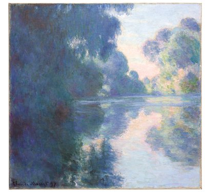 Morning on the Seine, 1897 by Claude Monet