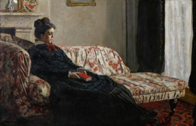 Meditation. Madame Monet on the Sofa by Claude Monet