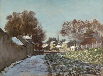 Snow in Argenteuil by Claude Monet