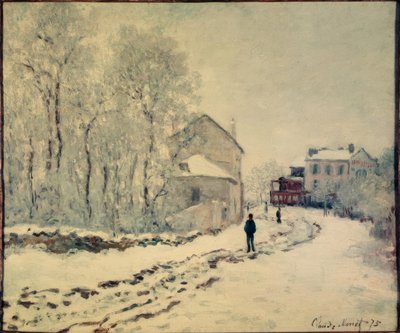 Snow in Argenteuil by Claude Monet