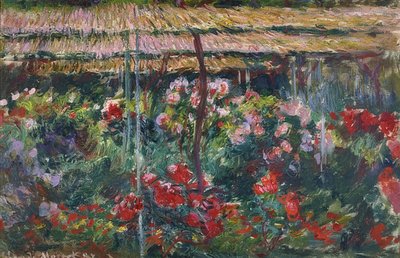 Peony Garden. 1887 by Claude Monet