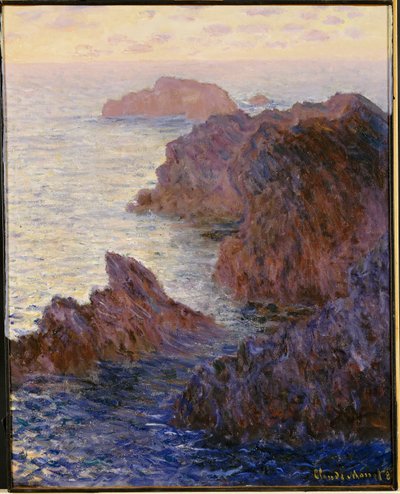 Point de Rochers, Port-Goulphar by Claude Monet