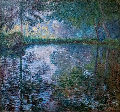 Pond at Montgeron by Claude Monet