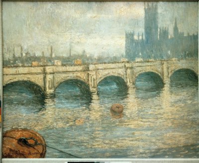 Bridge over the Thames by Claude Monet