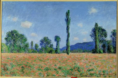 Poppy Field by Claude Monet