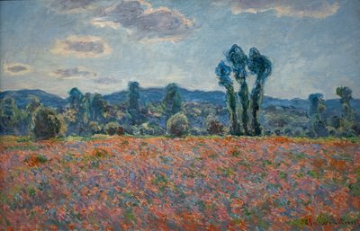 Poppy Field by Claude Monet
