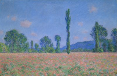 Poppy Field Giverny by Claude Monet