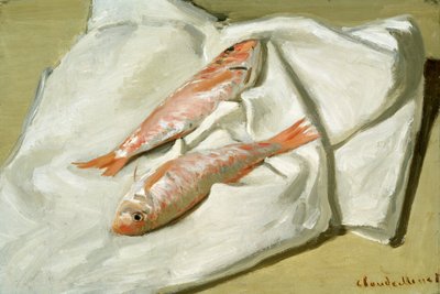 Red Mullet by Claude Monet