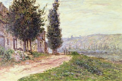 Riverbank at Lavacourt, 1879 by Claude Monet