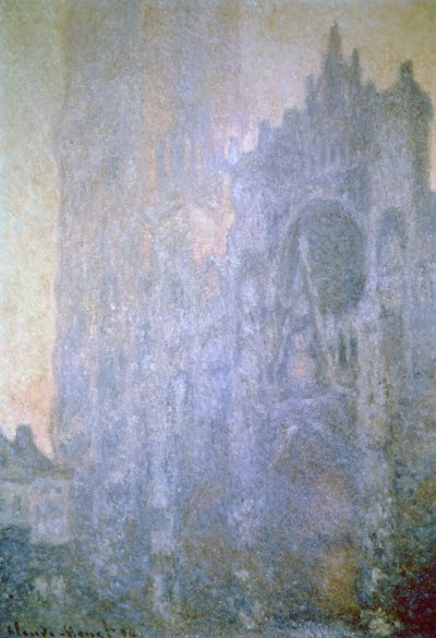 Rouen Cathedral, Early Morning Light, 1894 by Claude Monet