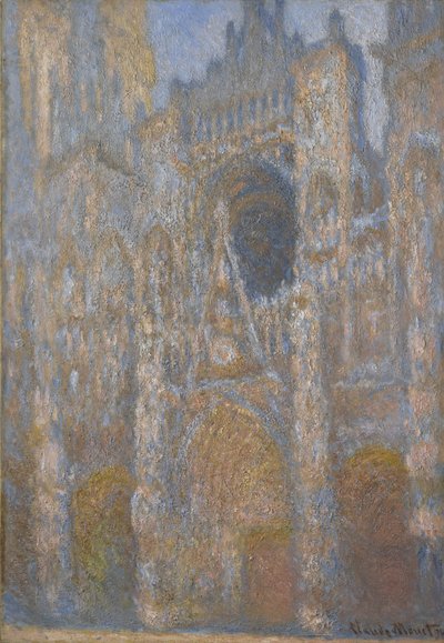 Rouen Cathedral, Facade by Claude Monet