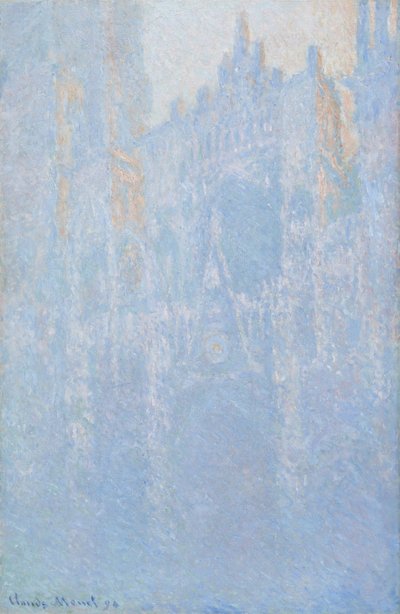 Rouen Cathedral, Portal, Morning Fog by Claude Monet