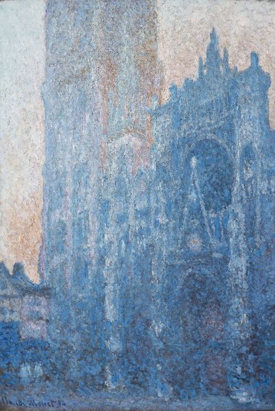 Rouen Cathedral, Portal, Morning Light by Claude Monet
