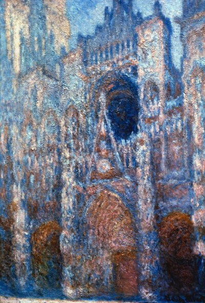 Rouen Cathedral, Sunlight by Claude Monet
