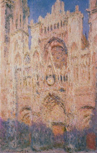 Rouen Cathedral at Sunset, 1892-1894 by Claude Monet